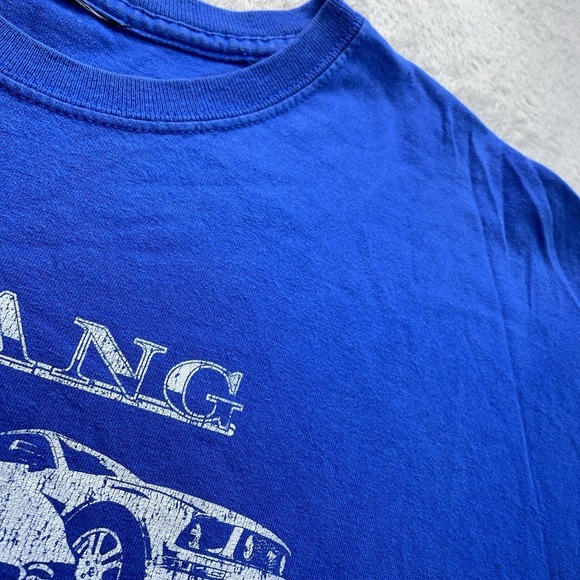Vintage Ford Motorcraft Mustang GT500 Racing Grunge T-Shirt Mens Sz L Y2K 90's - Picture 4 of 13